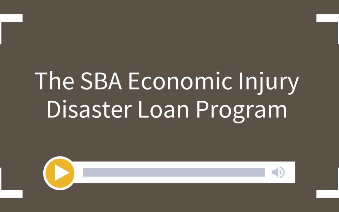 SBA Economic Injury Disaster Loan Program