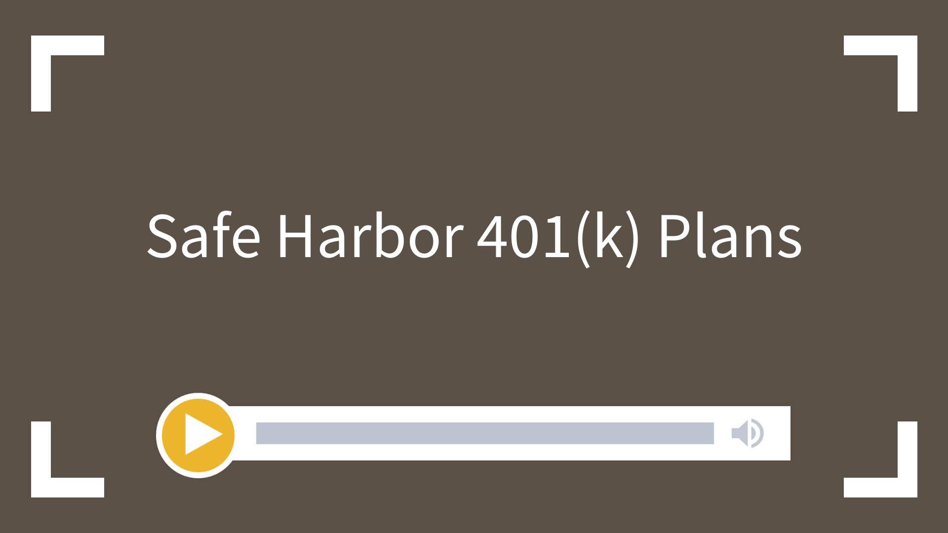 Safe Harbor 401(k) Plans - Larson Gross