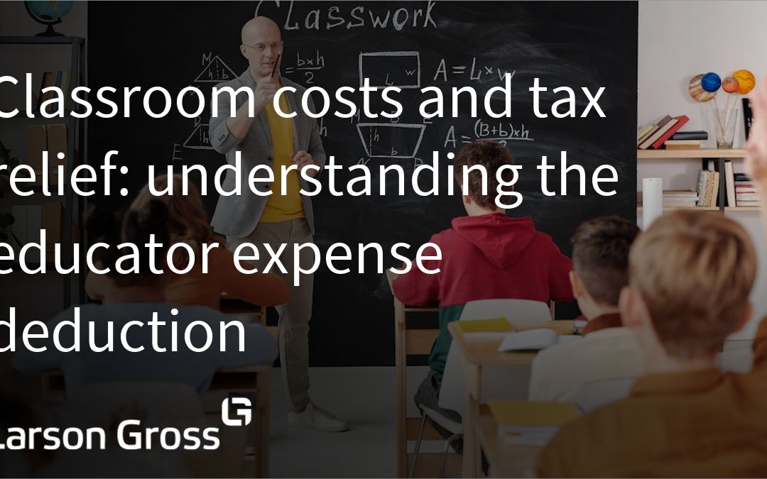 Classroom Costs and Tax Relief: Understanding the Educator Expense Deduction