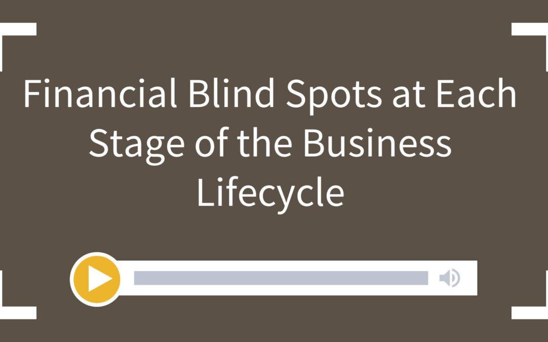 Financial Blind Spots at Each Stage of the Business Lifecycle